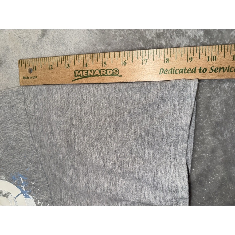 Ecko Unltd Rhino T Shirt Drip Paint Streetwear Y2K Style Heather Gray Mens XL - Picture 11 of 16